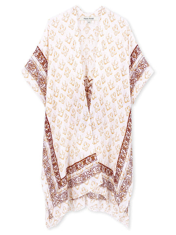 Castaways Print Kimono - Shopmossrose